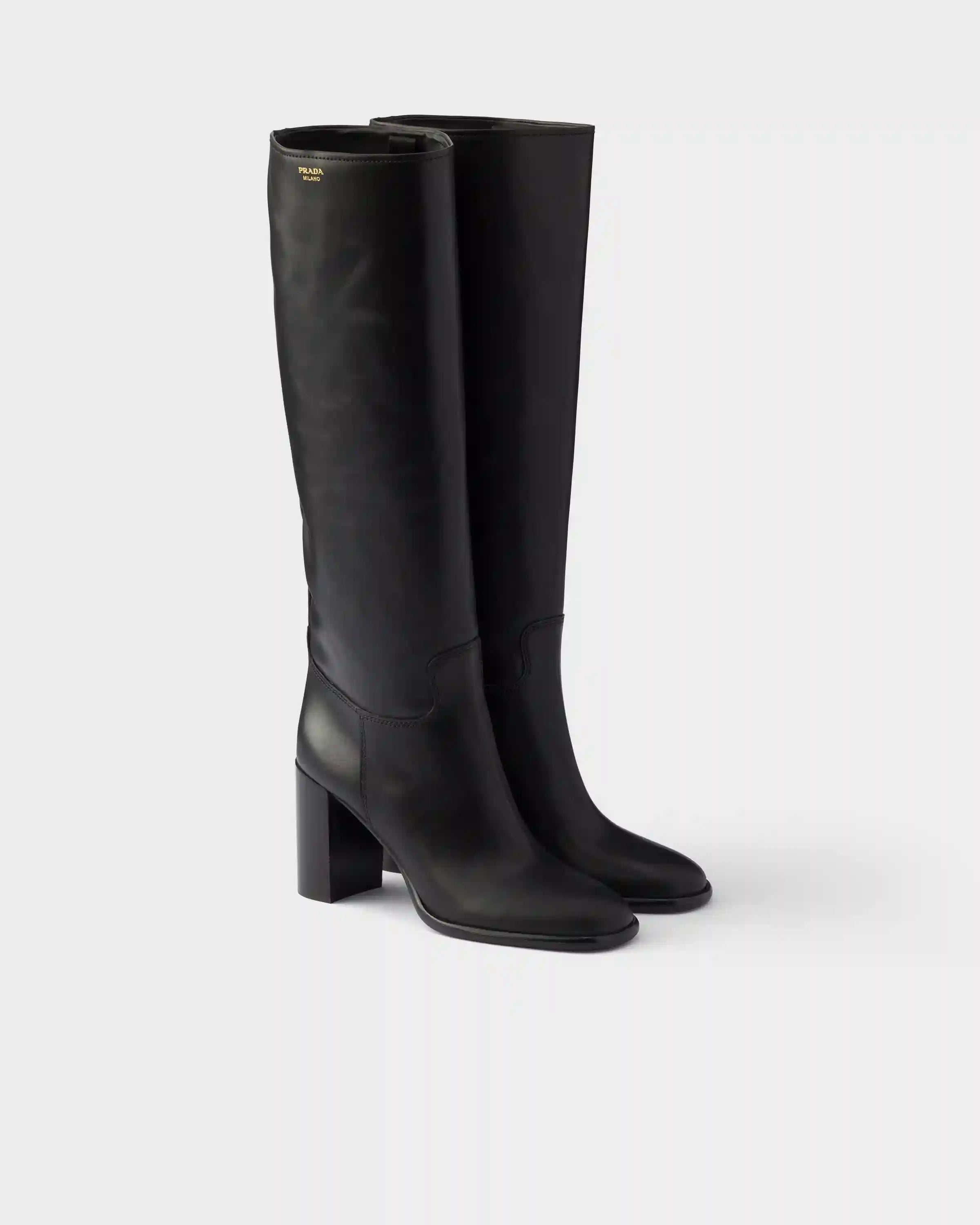 Leather boots
