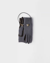 Wool and nappa leather gloves