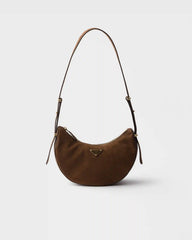 Prada Arqué small nubuck leather bag