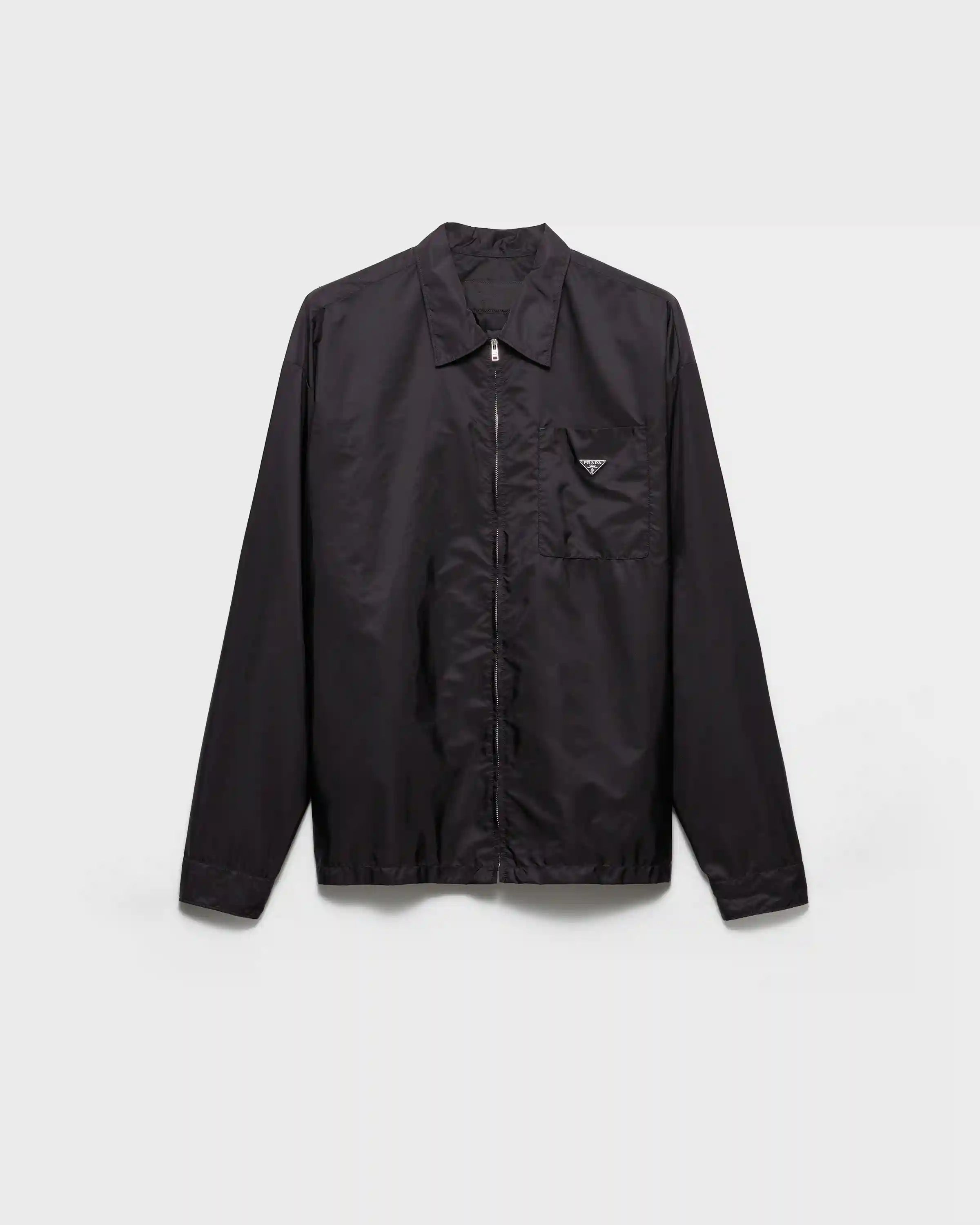 Re-Nylon zipper shirt