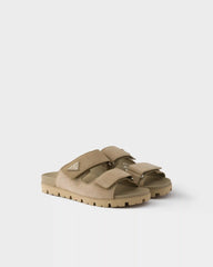Suede band sandals