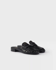 Leather mules