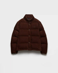 Medium-weight corduroy down jacket
