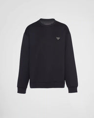 Technical cotton sweatshirt