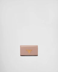 Saffiano leather keychain