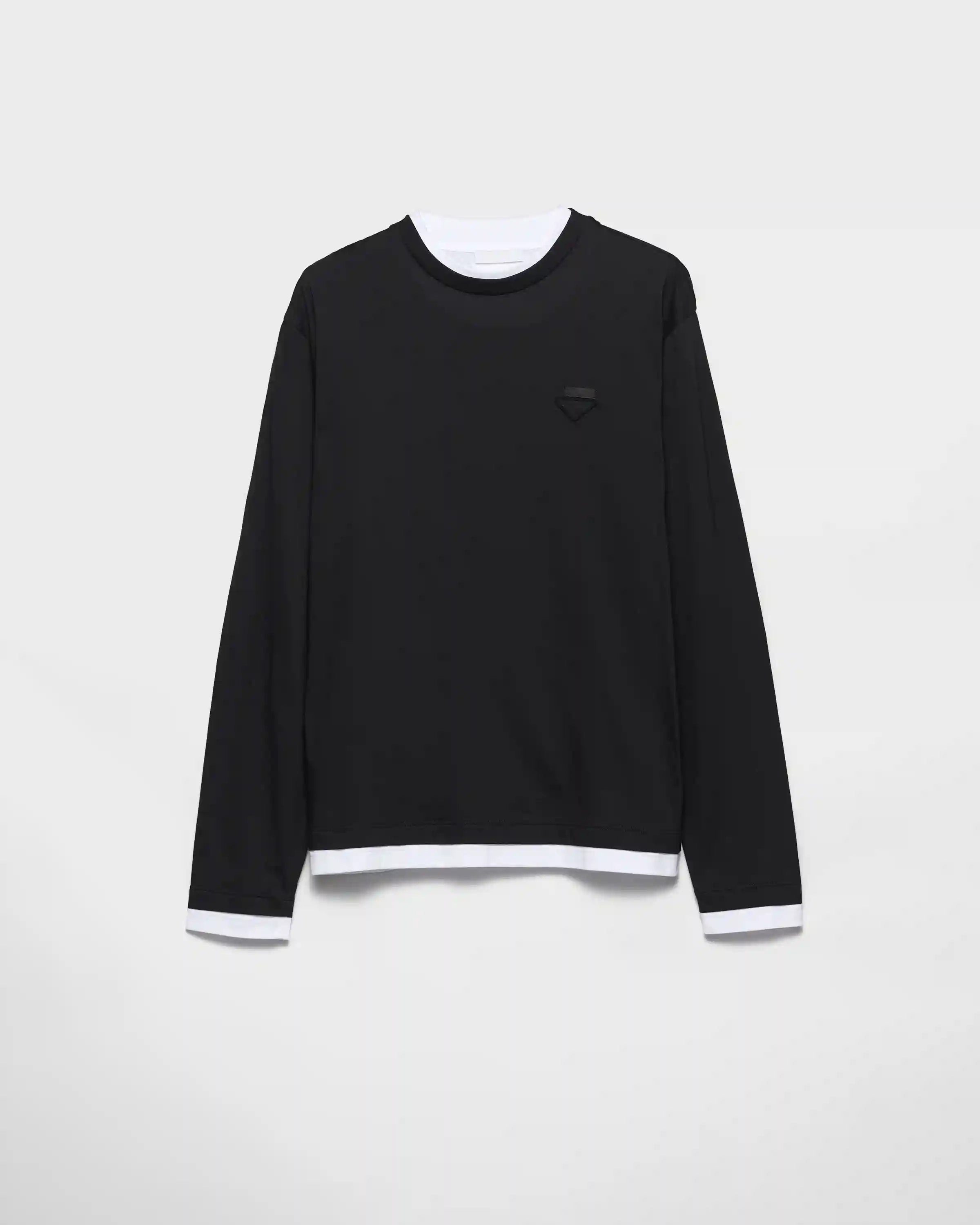 Long-sleeved cotton T-shirt