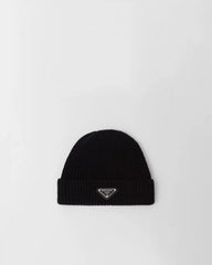 Wool and cashmere beanie