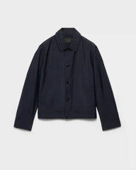 Mohair and wool blouson jacket