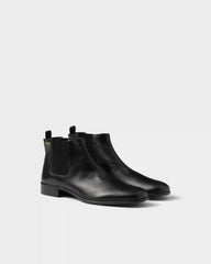 Leather booties
