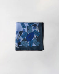 Printed twill scarf 55