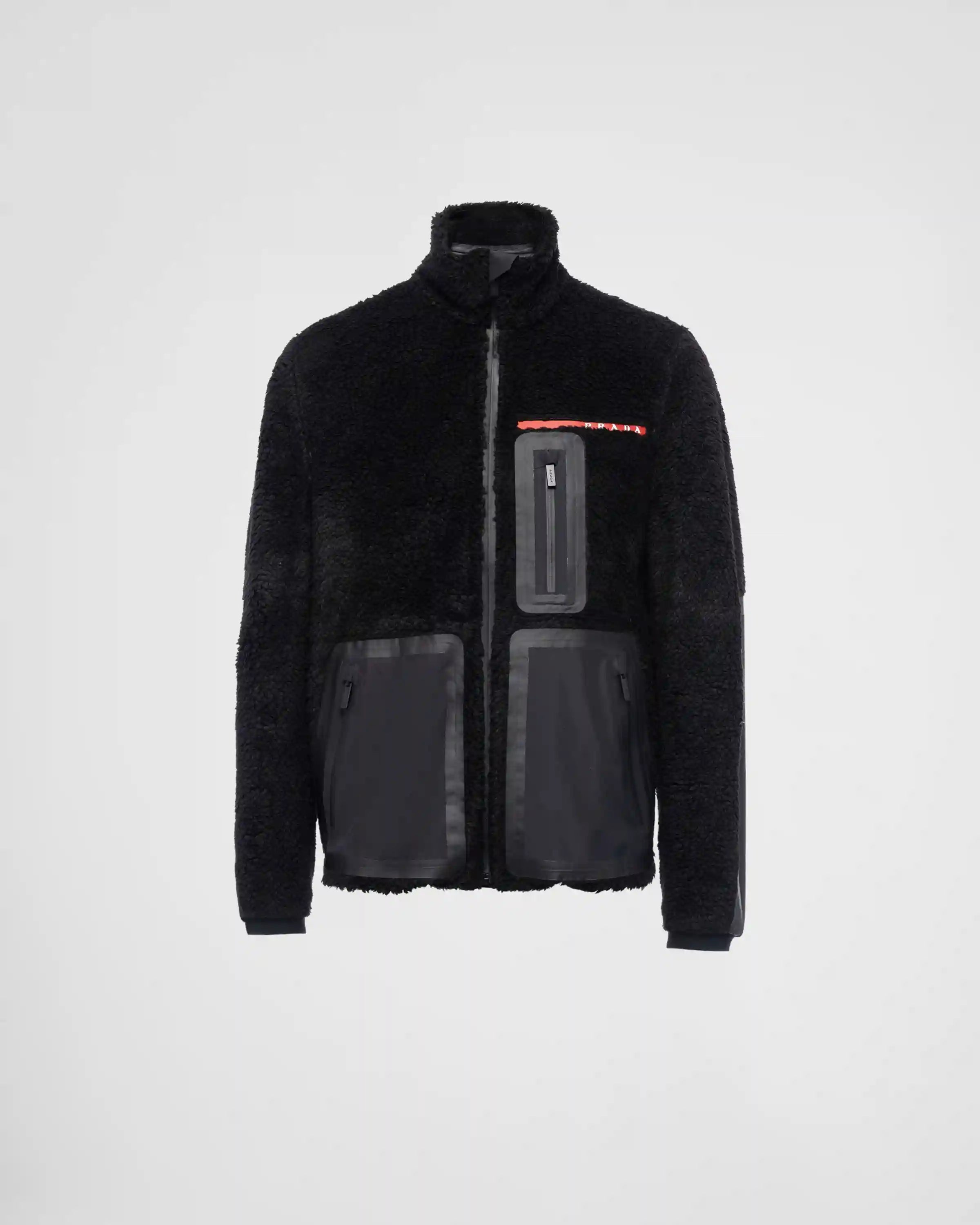 Recycled fleece technical jacket