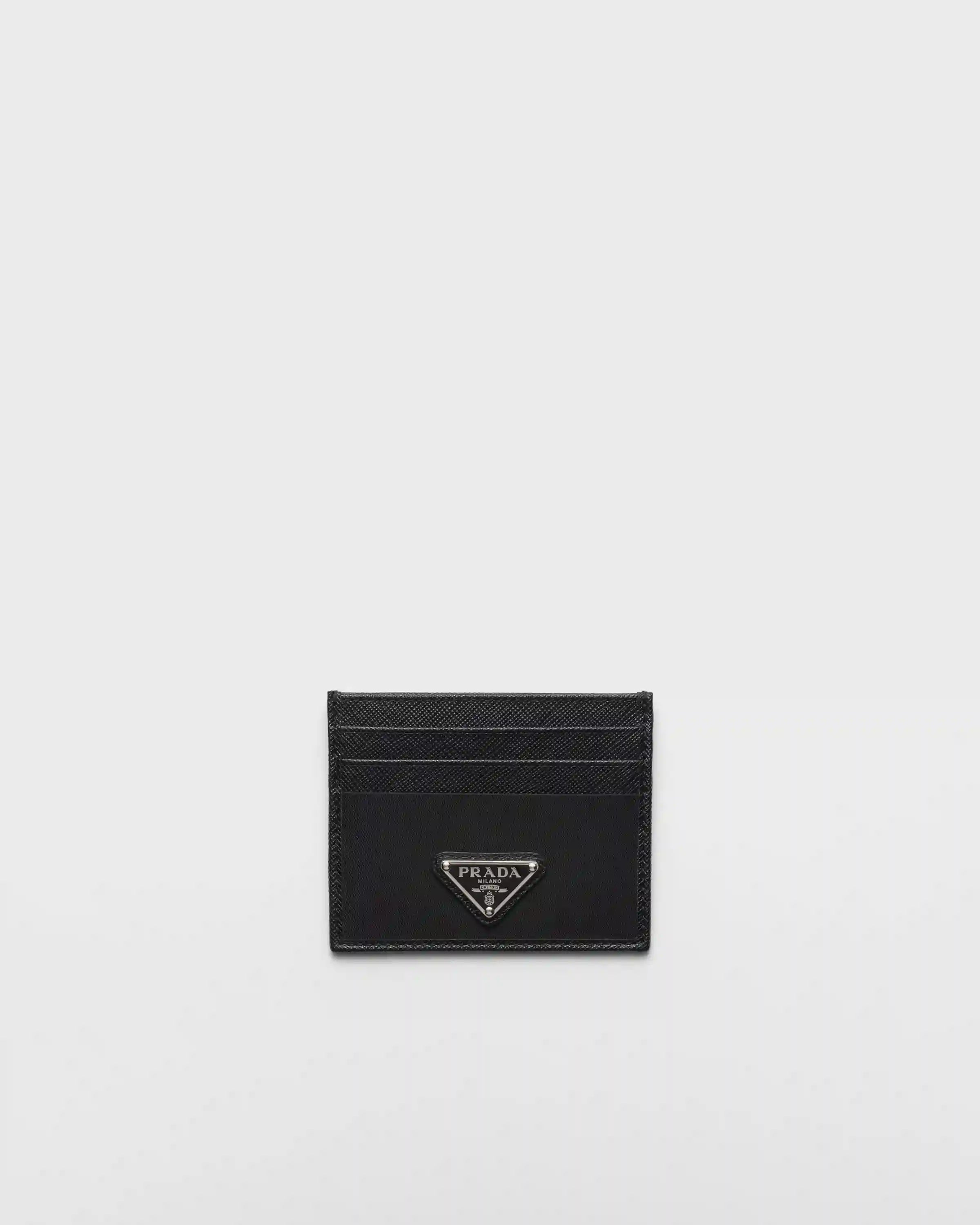 Re-Nylon and Saffiano leather card holder