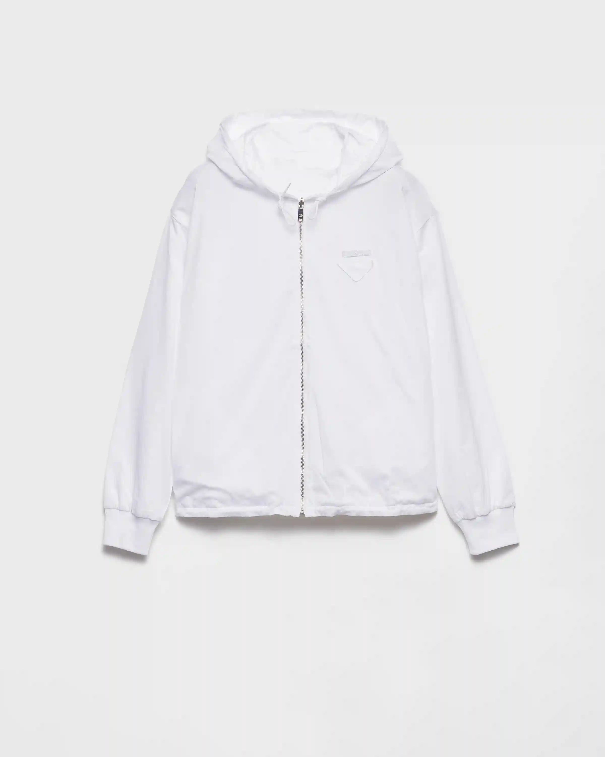 Reversible jersey hoodie