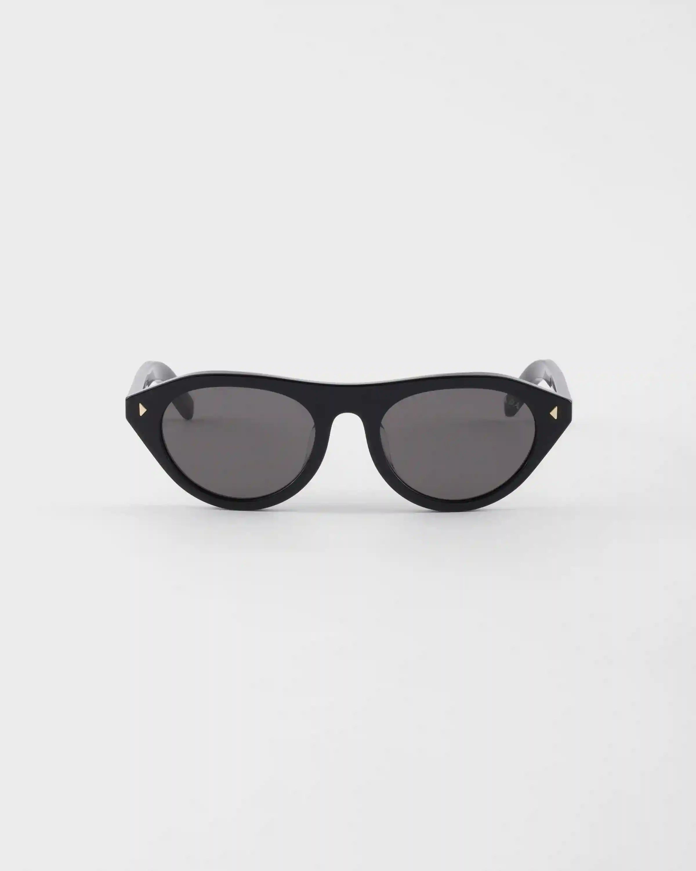 Prada sunglasses with the iconic metal plaque