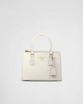 Prada Galleria small crocodile leather bag