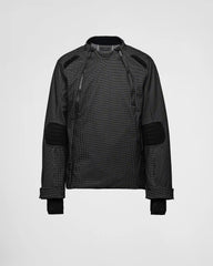 Reflective fabric ski jacket
