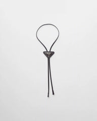 Saffiano leather bolo tie