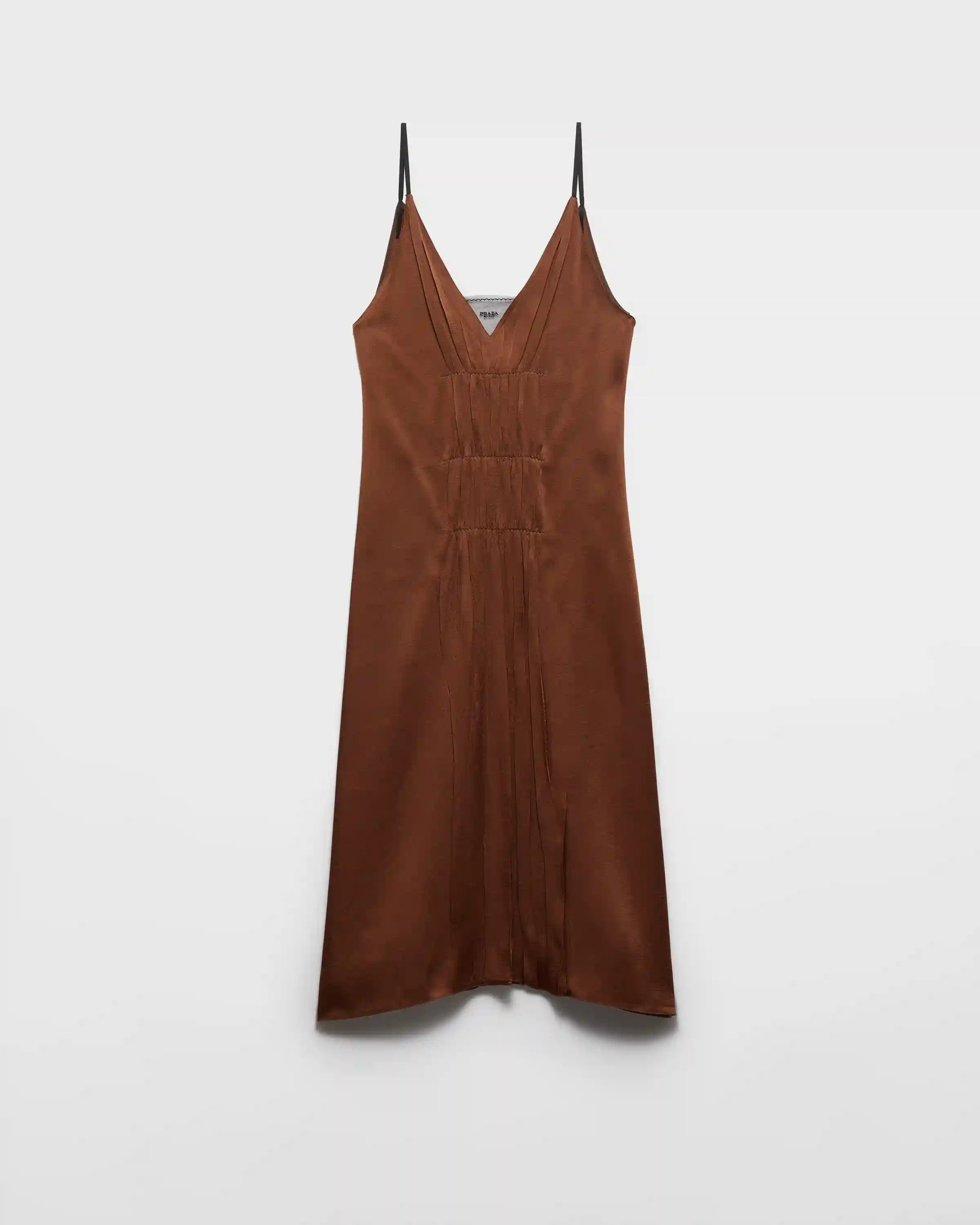 Satin crepe dress