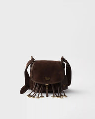 Prada Corsaire suede mini shoulder bag