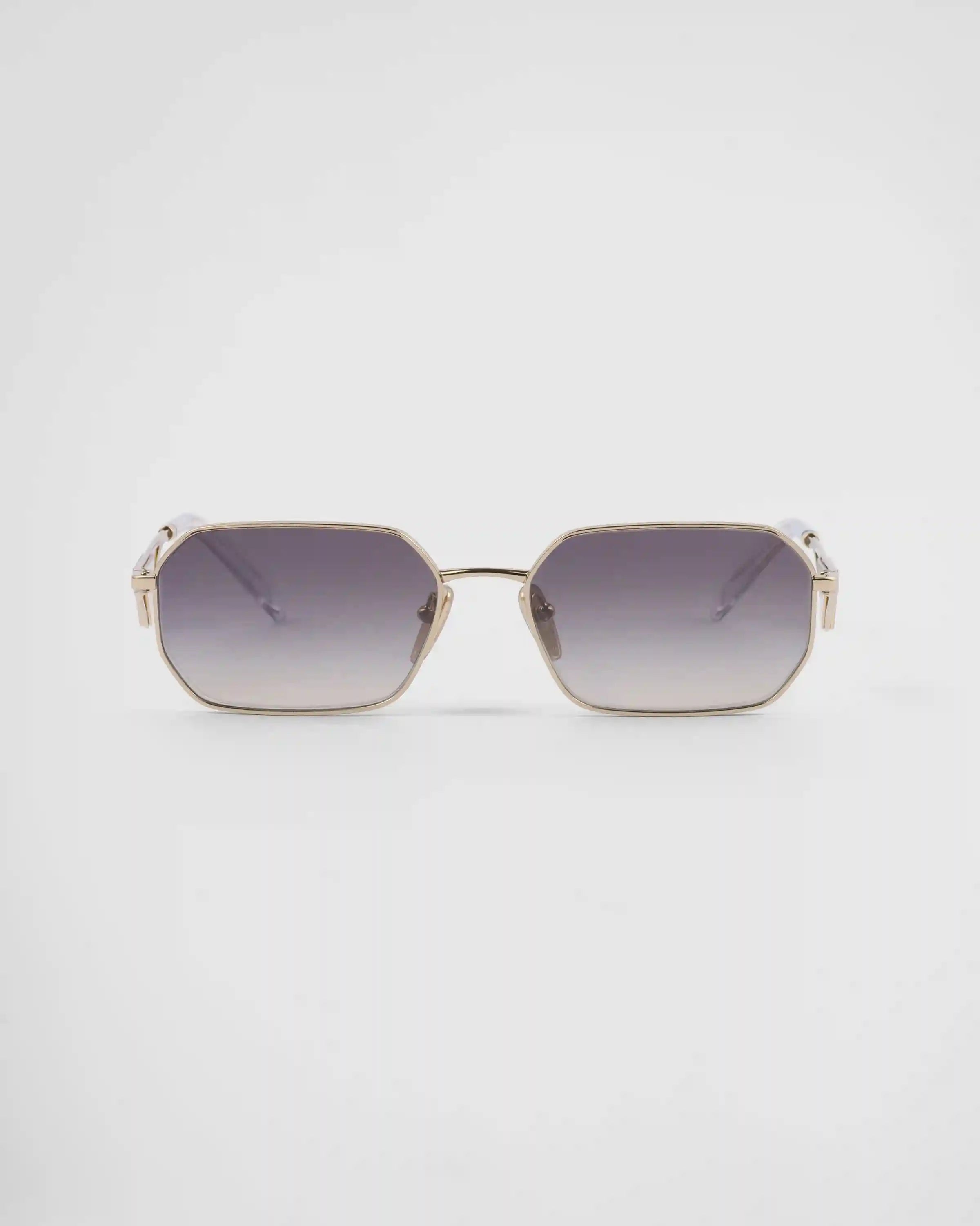 Sunglasses with Prada triangle logo