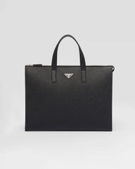Saffiano leather tote