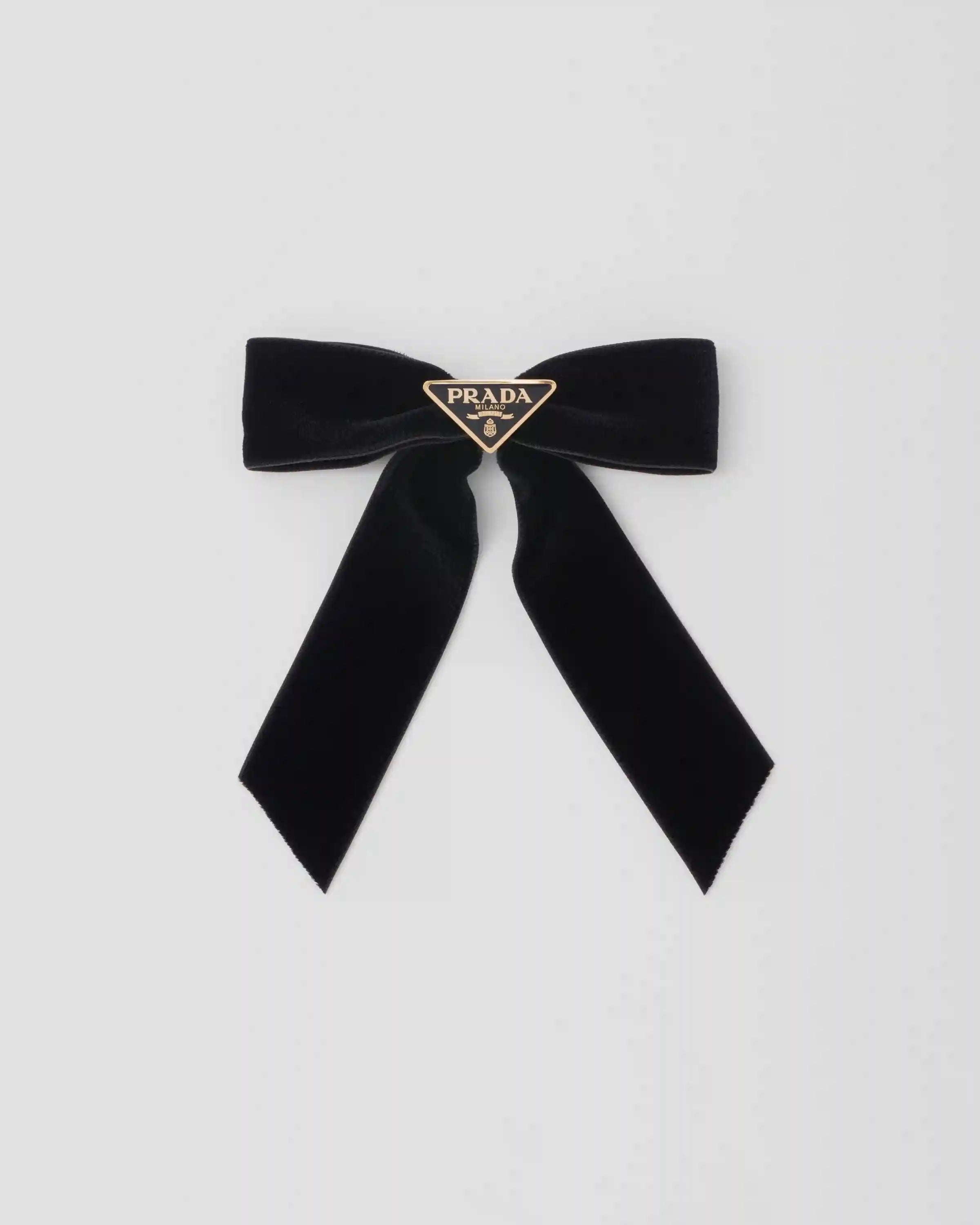 Velvet hair clip