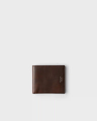Antiqued leather wallet