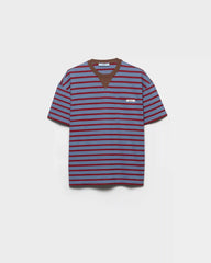 Oversized striped jersey T-shirt