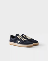 Downtown Re-Nylon and suede sneakers