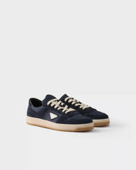Downtown Re-Nylon and suede sneakers