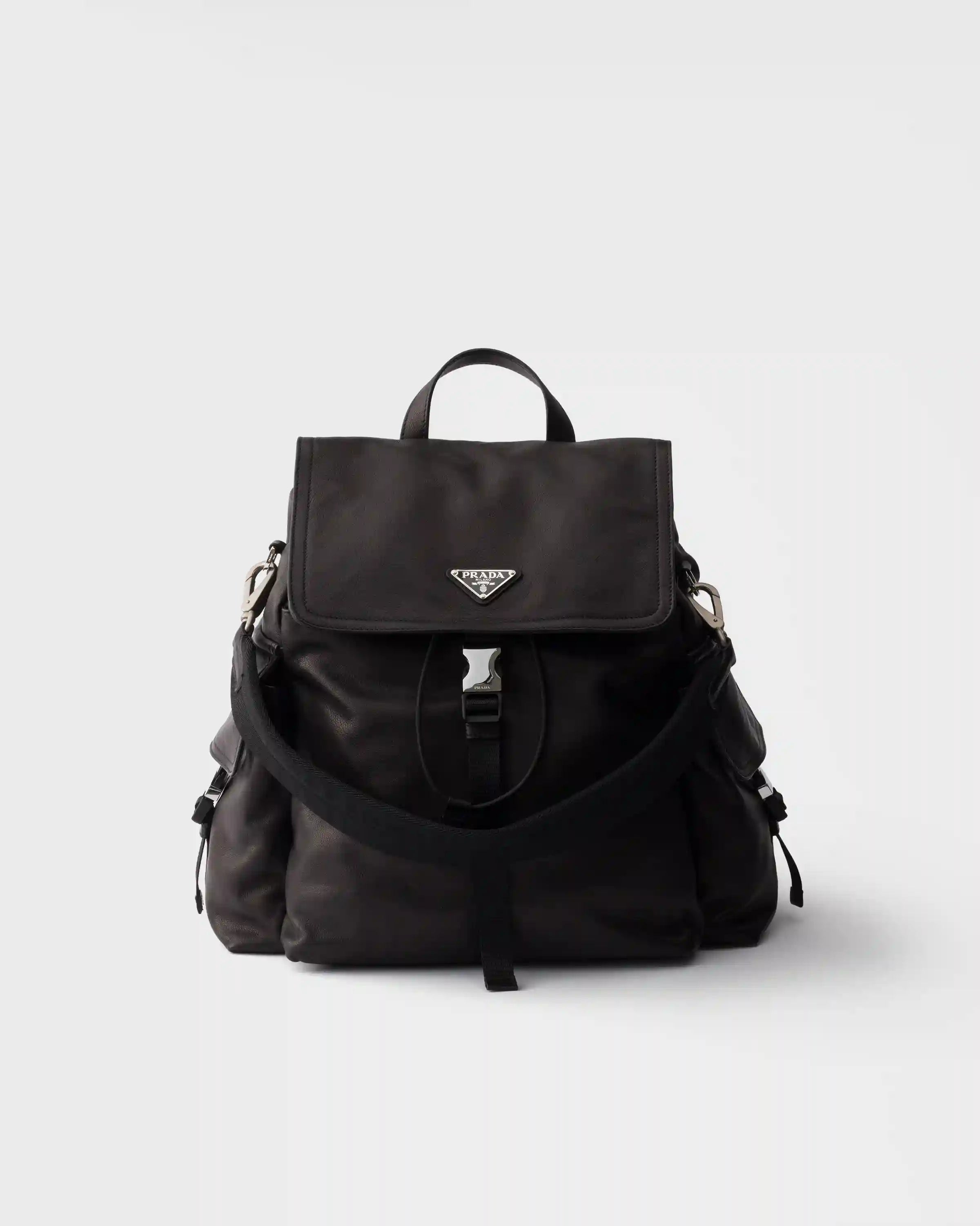 Prada Explore leather backpack