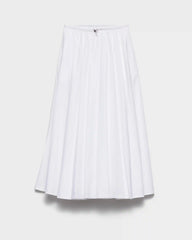 Reversible cotton jersey and Re-Nylon circle skirt