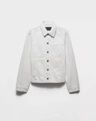 Denim blouson jacket