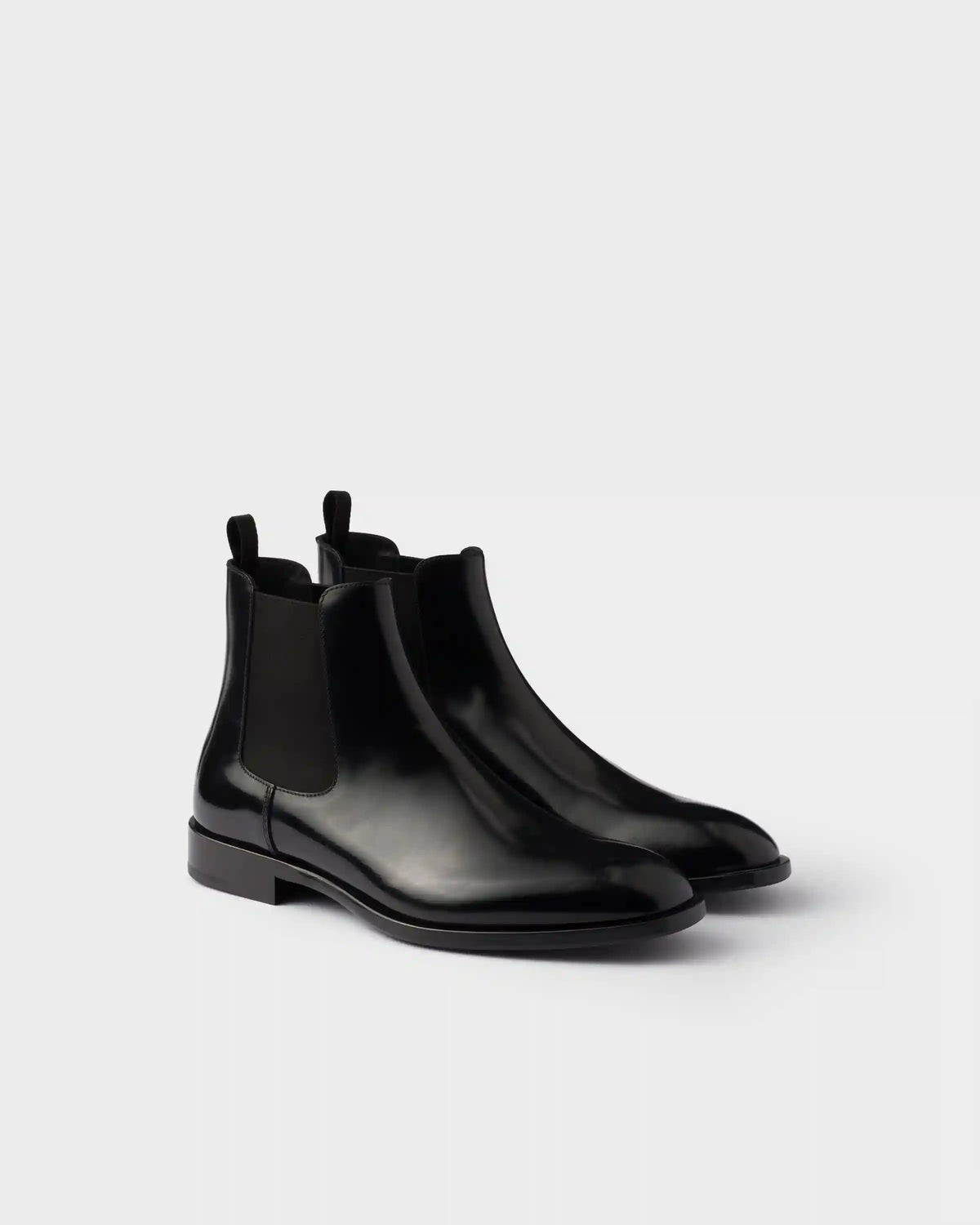 Brushed leather Chelsea boots
