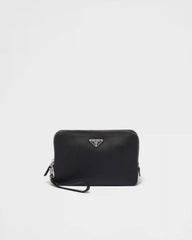 Saffiano Leather Clutch