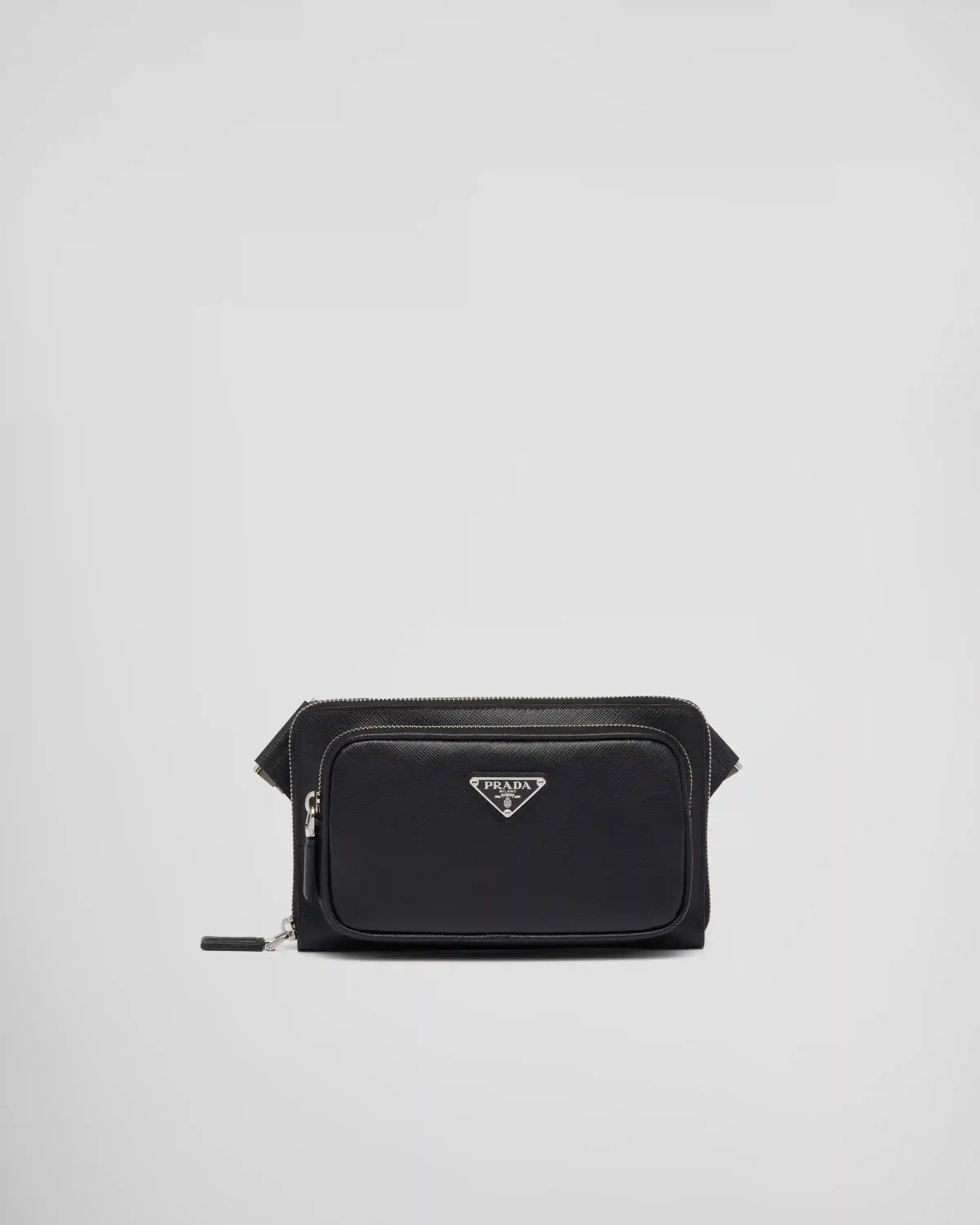 Saffiano leather belt bag