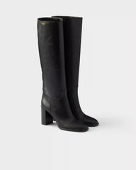 Leather boots