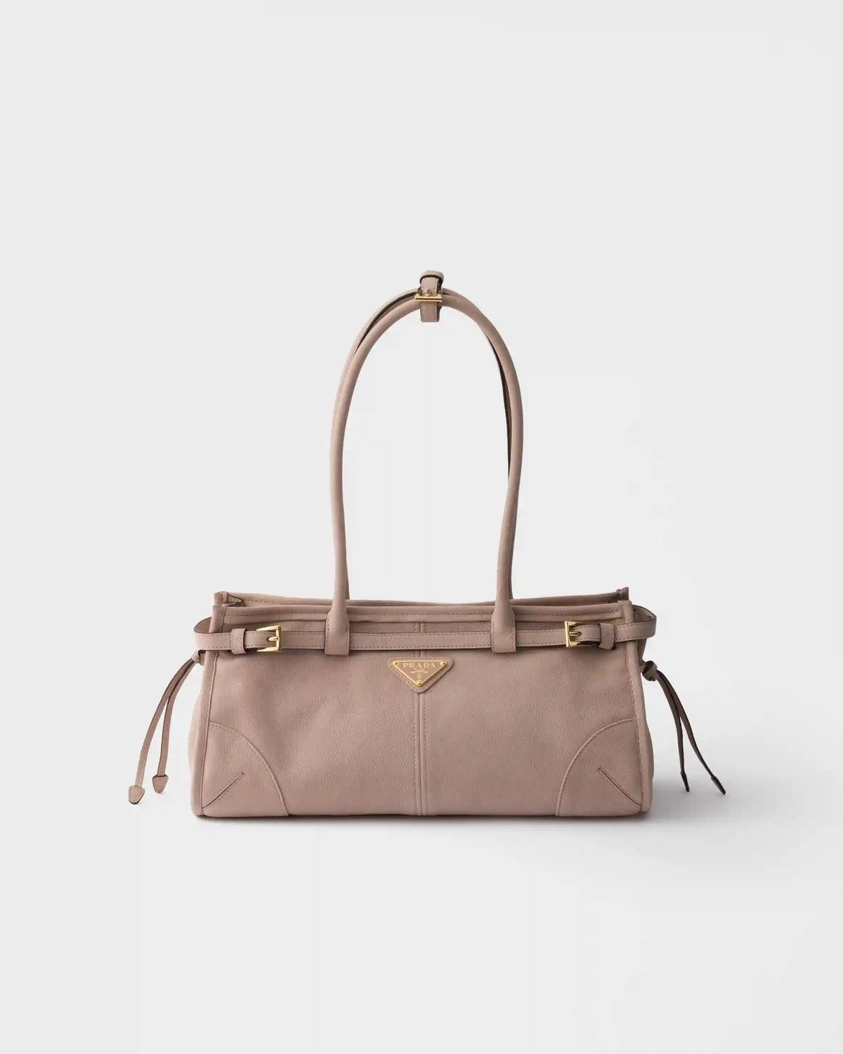 Prada Bonnie medium nubuck leather handbag