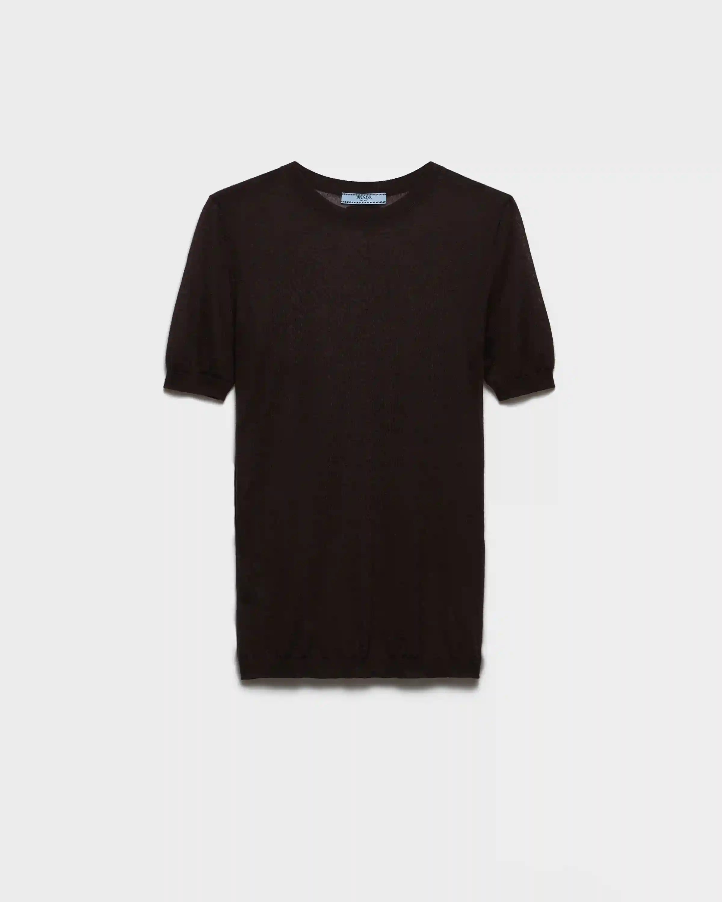 Cashmere and silk crew-neck sweater