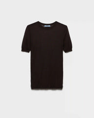 Cashmere and silk crew-neck sweater
