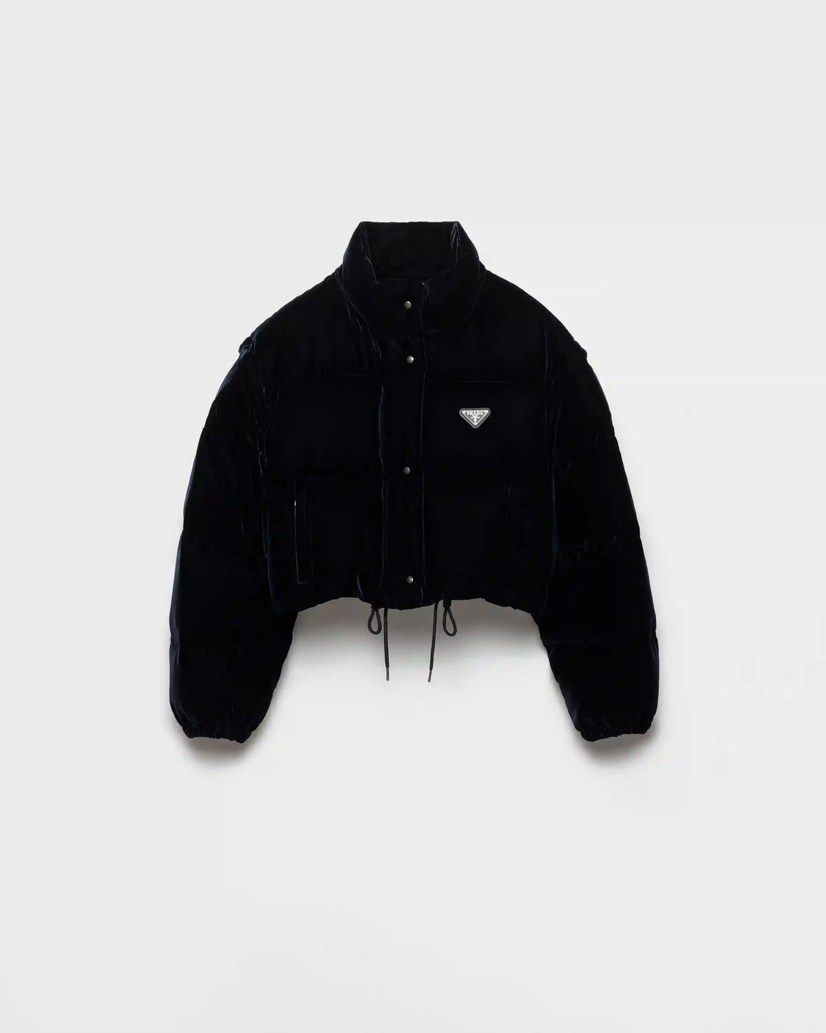 Velvet down jacket
