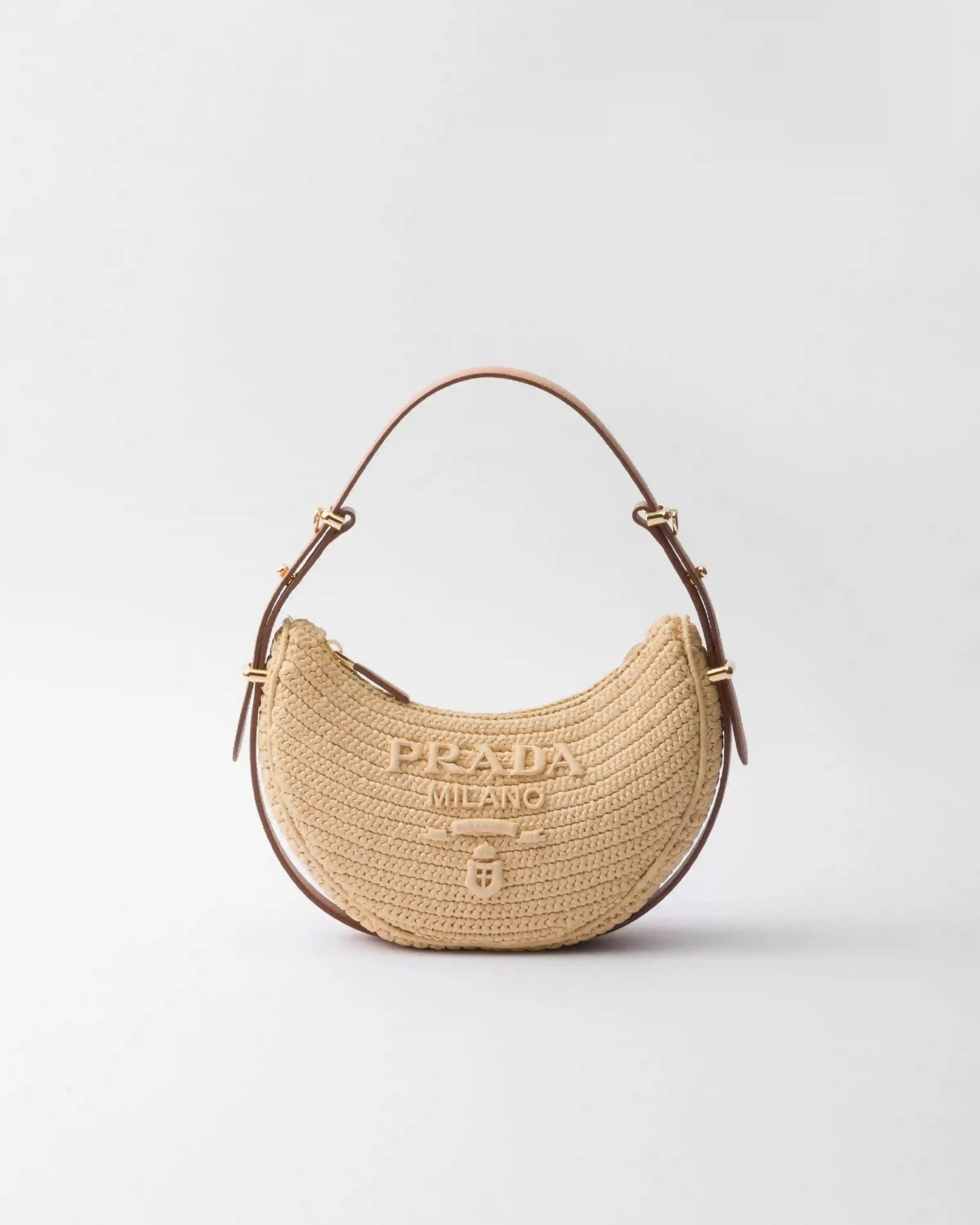 Prada ArquÃ© crochet shoulder bag