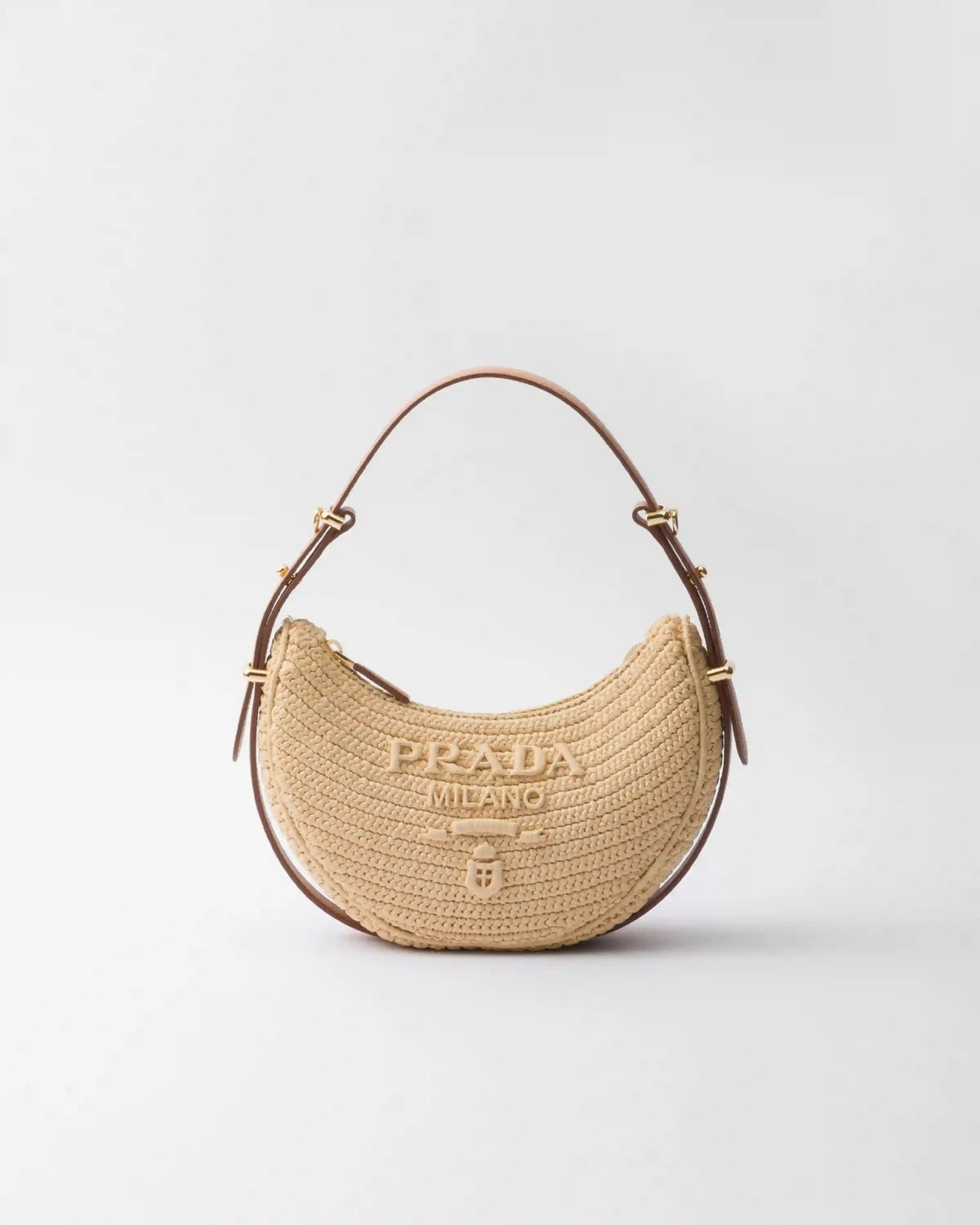 Prada ArquÃ© crochet shoulder bag