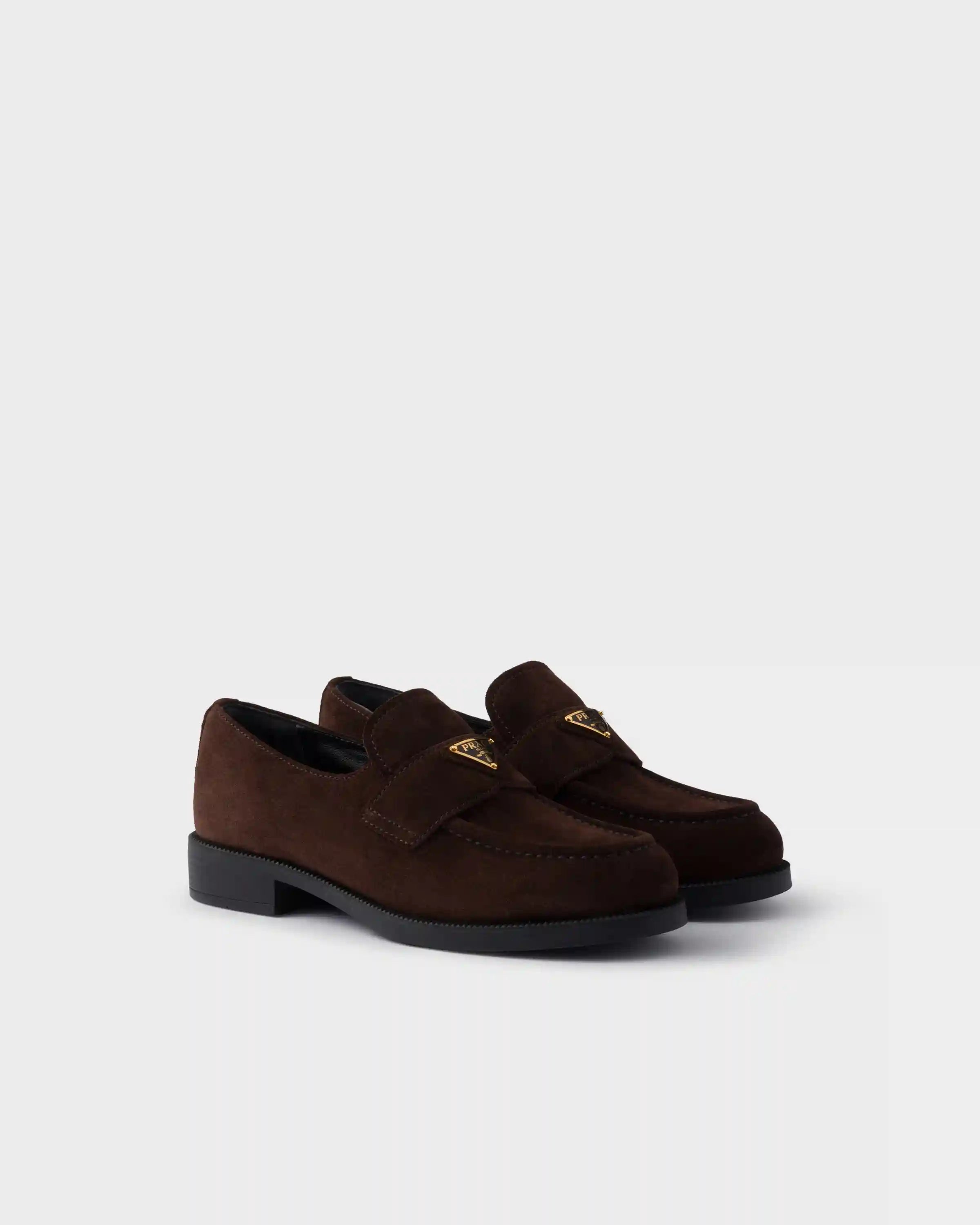 Suede loafers