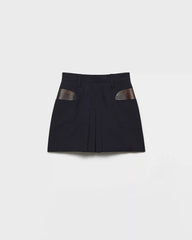 Kid mohair mini skirt