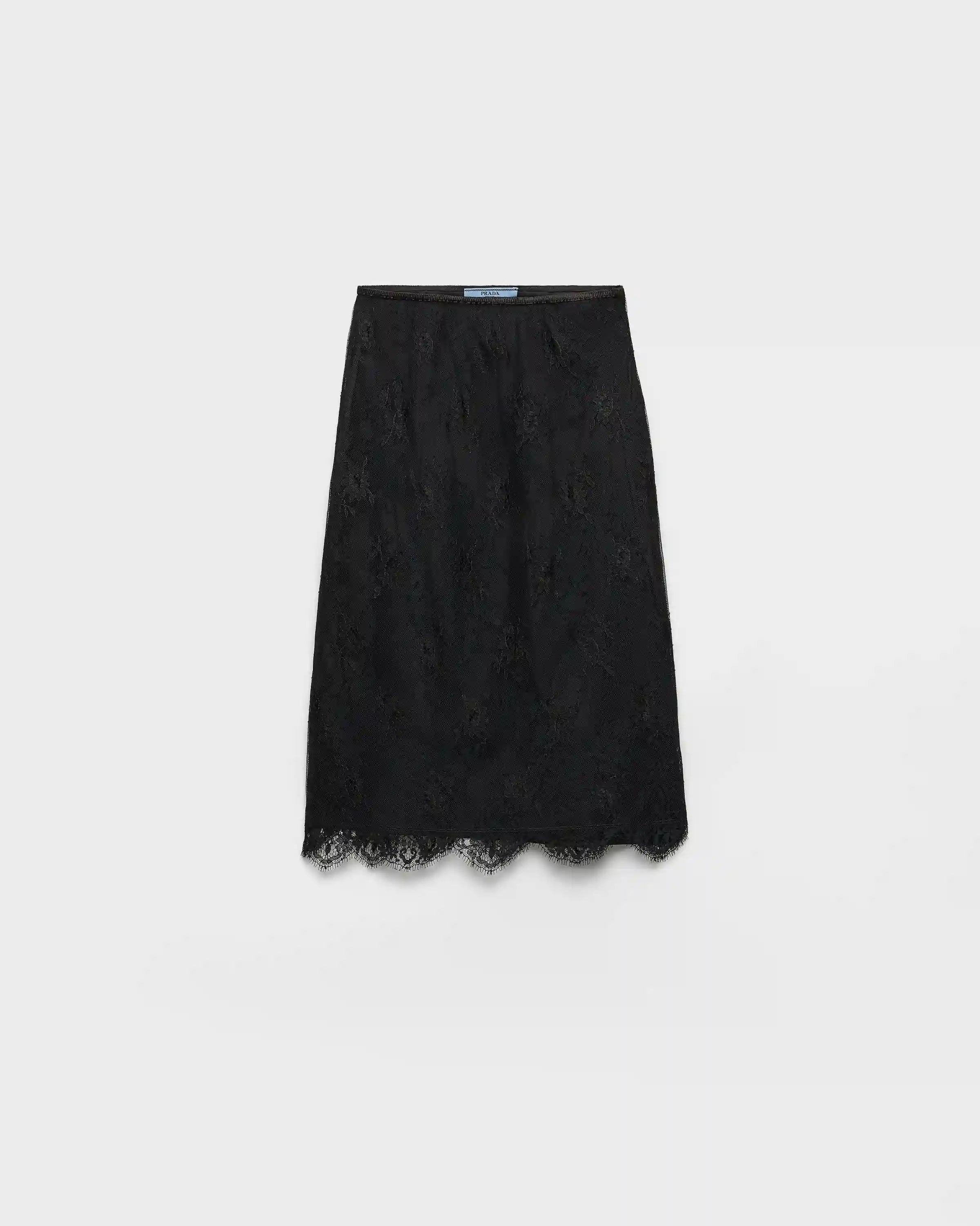 Lace pencil skirt