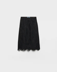 Lace pencil skirt
