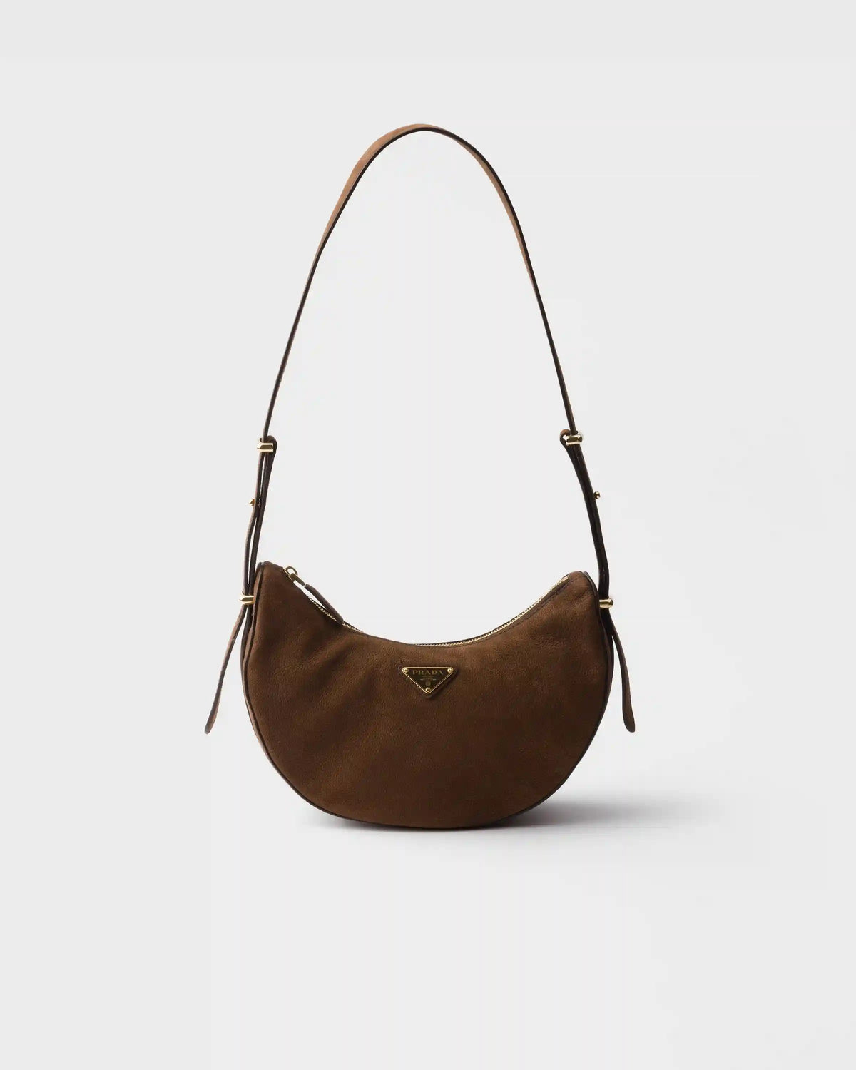 Prada ArquÃ© small nubuck leather bag
