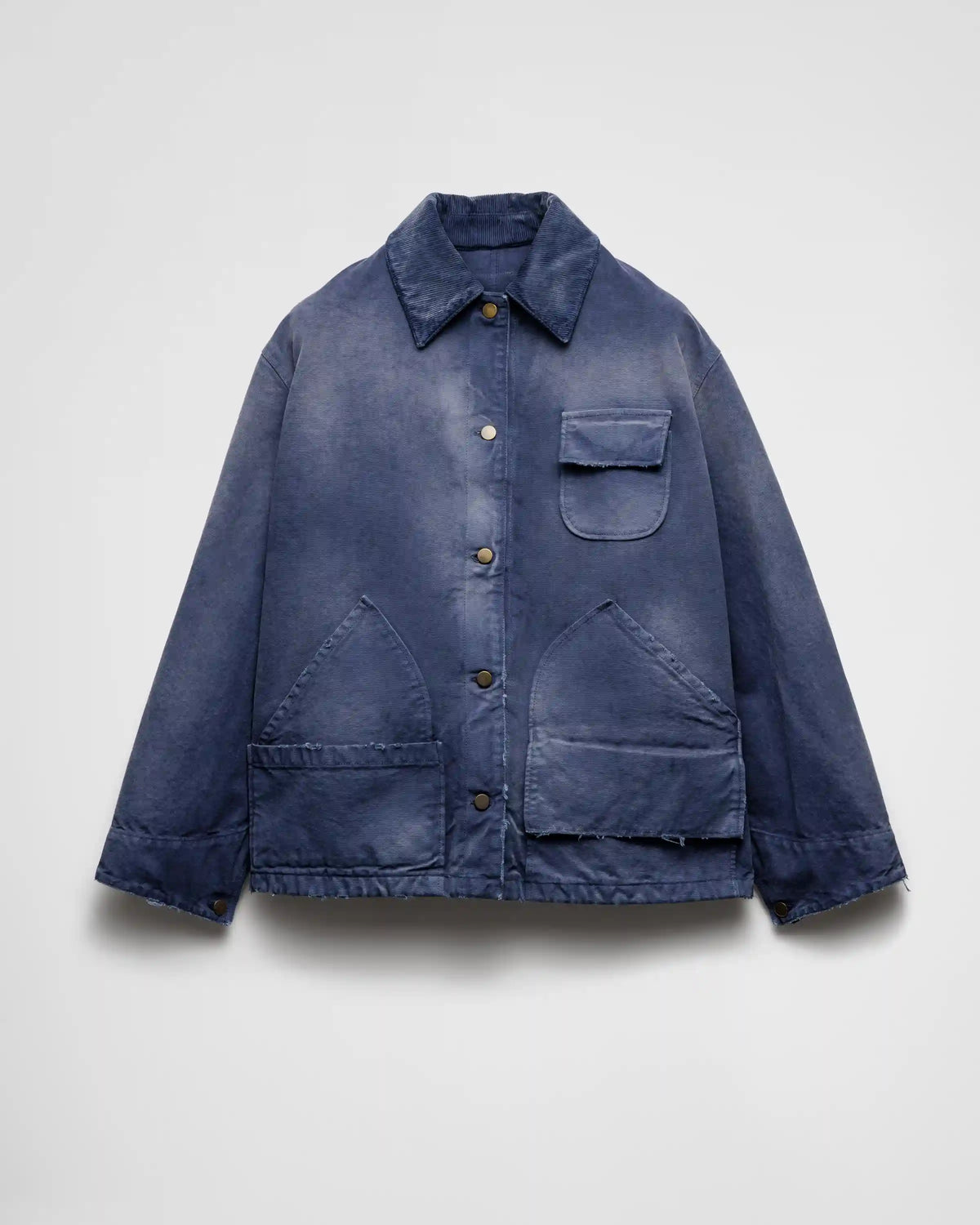 Canvas trucker jacket