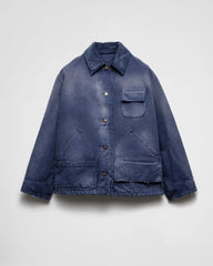 Canvas trucker jacket